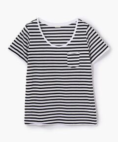 TOMORROWLAND / トゥモローランド カットソー | コットン ラウンドネックプルオーバー