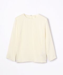 TOMORROWLAND / トゥモローランド シャツ・ブラウス | シルクサテン バックタックブラウス