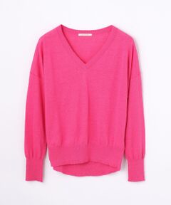 TOMORROWLAND / トゥモローランド ニット・セーター | リネン Vネックプルオーバー