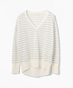 TOMORROWLAND / トゥモローランド ニット・セーター | リネン Vネックプルオーバー