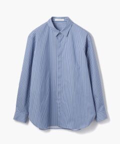 コットンポリエステルツイル ロングシャツ