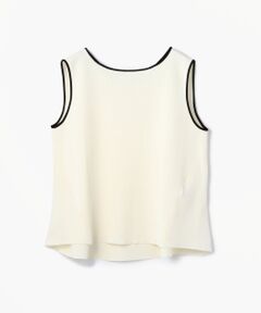 TOMORROWLAND / トゥモローランド ニット・セーター | フルニードルポリエステル ノースリーブプルオーバー