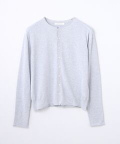 TOMORROWLAND / トゥモローランド カーディガン・ボレロ | クレープコットン クルーネックカーディガン