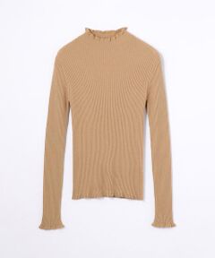 TOMORROWLAND / トゥモローランド ニット・セーター | ウールリブ ハイネックプルオーバー