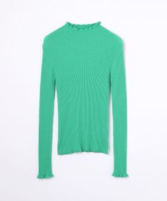 TOMORROWLAND / トゥモローランド ニット・セーター | ウールリブ ハイネックプルオーバー