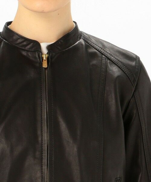 TOMORROWLAND / トゥモローランド レザーブルゾン・ジャケット | ラムレザー ジップアップブルゾン | 詳細6