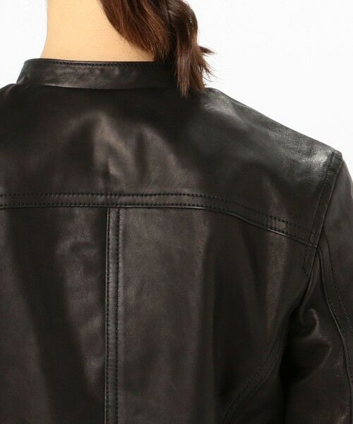 TOMORROWLAND / トゥモローランド レザーブルゾン・ジャケット | ラムレザー ジップアップブルゾン | 詳細7