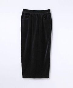 TOMORROWLAND / トゥモローランド ミニ・ひざ丈スカート | リブコールジャージー タイトスカート