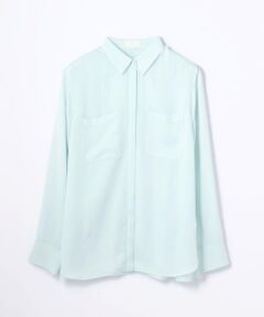 TOMORROWLAND / トゥモローランド シャツ・ブラウス | シルクシアーサテン バックタックシャツ