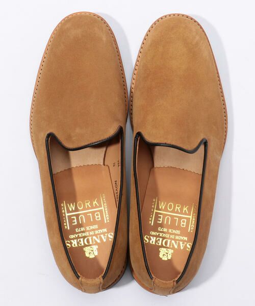 セール】 【別注】SANDERS×TOMORROWLAND ALBERT SLIPPER スエード ...