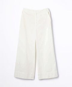 TOMORROWLAND / トゥモローランド チノ・ワークパンツ | コットンチノ クロップドワイドパンツ