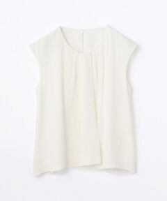 TOMORROWLAND / トゥモローランド シャツ・ブラウス | シルクデシン フレンチスリーブブラウス