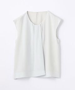 TOMORROWLAND / トゥモローランド シャツ・ブラウス | シルクデシン フレンチスリーブブラウス