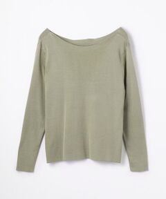 TOMORROWLAND / トゥモローランド ニット・セーター | シルクポリエステル バックドレープ2-wayプルオーバー