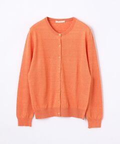 TOMORROWLAND / トゥモローランド カーディガン・ボレロ | リネン クルーネックカーディガン