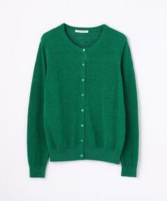 TOMORROWLAND / トゥモローランド カーディガン・ボレロ | リネン クルーネックカーディガン