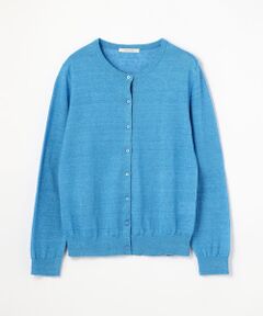 TOMORROWLAND / トゥモローランド カーディガン・ボレロ | リネン クルーネックカーディガン