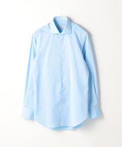 120/2コットンピケ ワイドカラー ドレスシャツ NEW WIDE-5