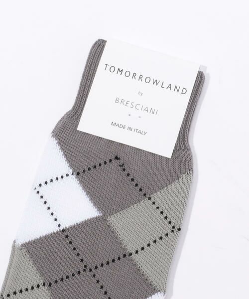 TOMORROWLAND / トゥモローランド ソックス | 【別注】BRESCIANI×TOMORROWLAND アーガイルソックス | 詳細1