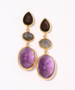 TOMORROWLAND / トゥモローランド ピアス・イヤリング | Amantes Amentes 3ドロップピアス