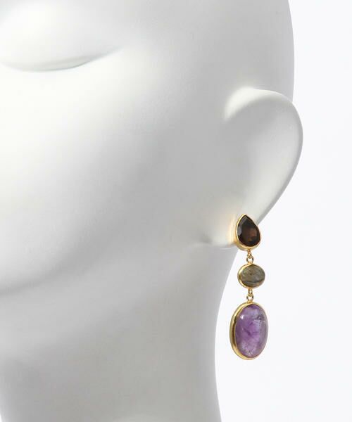 TOMORROWLAND / トゥモローランド ピアス・イヤリング | Amantes Amentes 3ドロップピアス | 詳細3