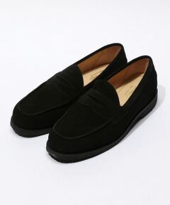 SANDERS スエード ローファー SADDLE LOAFER