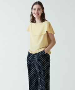 TOMORROWLAND / トゥモローランド シャツ・ブラウス | ポリエステル フレアカラーブラウス