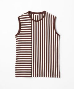 TOMORROWLAND / トゥモローランド カットソー | ファインコットン ノースリーブプルオーバー