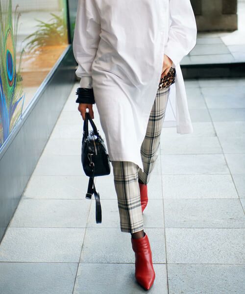 セール ウーステッドウールトロピカル シガレットパンツ スラックス ドレスパンツ Tomorrowland トゥモローランド ファッション通販 タカシマヤファッションスクエア