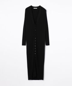 TOMORROWLAND / トゥモローランド カーディガン・ボレロ | プルミエウールリブ Vネックロングカーディガン