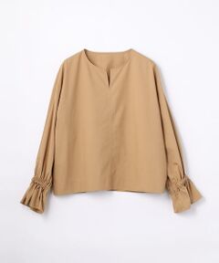 TOMORROWLAND / トゥモローランド シャツ・ブラウス | コットンポリエステル ギャザースリーブブラウス