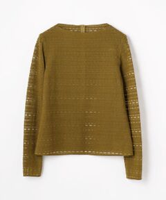 TOMORROWLAND / トゥモローランド シャツ・ブラウス | エンブロイダリーレース ロングスリーブプルオーバー