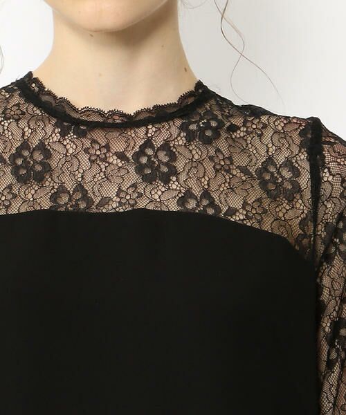 セール Sophistique Flicka レース切替えドレス ミニ丈 ひざ丈ワンピース Tomorrowland トゥモローランド ファッション通販 タカシマヤファッションスクエア