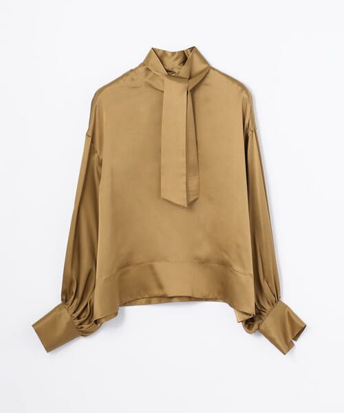 セール シルクサテン ボウタイブラウス シャツ ブラウス Tomorrowland トゥモローランド ファッション通販 タカシマヤファッションスクエア