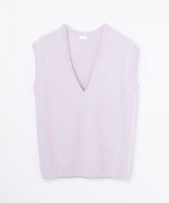 TOMORROWLAND / トゥモローランド ベスト | フラッフィーヤーン Vネックロングベスト