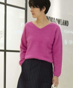 TOMORROWLAND / トゥモローランド ニット・セーター | フラッフィーヤーン Vネックプルオーバー