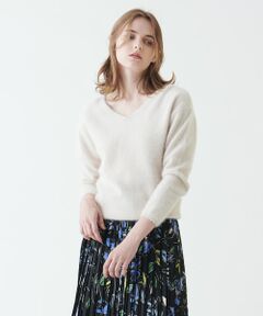 TOMORROWLAND / トゥモローランド ニット・セーター | フラッフィーヤーン Vネックプルオーバー