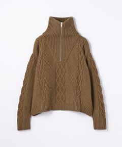 TOMORROWLAND / トゥモローランド ニット・セーター | エアリーウール ハーフジップアッププルオーバー