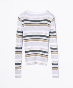 TOMORROWLAND / トゥモローランド ニット・セーター | ギザコットンリブ ビルドネックプルオーバー