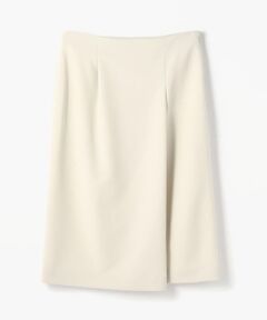 TOMORROWLAND / トゥモローランド ミニ・ひざ丈スカート | トリアセテートポリエステル アシンメトリーIラインスカート