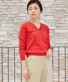 TOMORROWLAND / トゥモローランド ニット・セーター | 14Gコットン Vネックプルオーバー