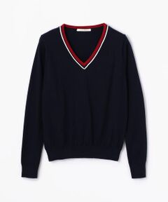 TOMORROWLAND / トゥモローランド ニット・セーター | 14Gコットン Vネックプルオーバー