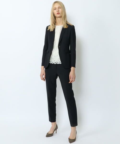 セール ウールナイロンストレッチ シガレットパンツ スラックス ドレスパンツ Tomorrowland トゥモローランド ファッション通販 タカシマヤファッションスクエア