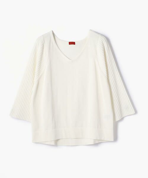 セール コットンナイロン Vネックプルオーバー ニット セーター Tomorrowland トゥモローランド ファッション通販 タカシマヤファッションスクエア