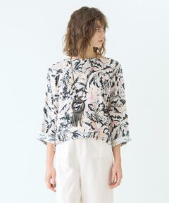 TOMORROWLAND / トゥモローランド シャツ・ブラウス | リネン ボートネックワイドプルオーバー