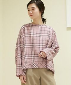 TOMORROWLAND / トゥモローランド シャツ・ブラウス | リネン ボートネックワイドプルオーバー