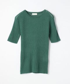 TOMORROWLAND / トゥモローランド ニット・セーター | コットンリブ クルーネックプルオーバー