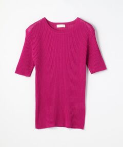 TOMORROWLAND / トゥモローランド ニット・セーター | コットンリブ クルーネックプルオーバー