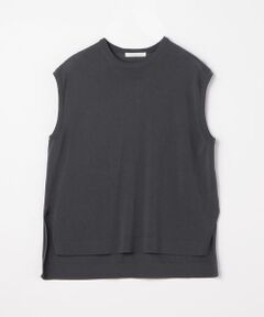 TOMORROWLAND / トゥモローランド ニット・セーター | クレープコットン ノースリーブプルオーバー