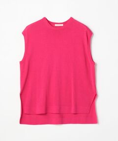 TOMORROWLAND / トゥモローランド ニット・セーター | クレープコットン ノースリーブプルオーバー